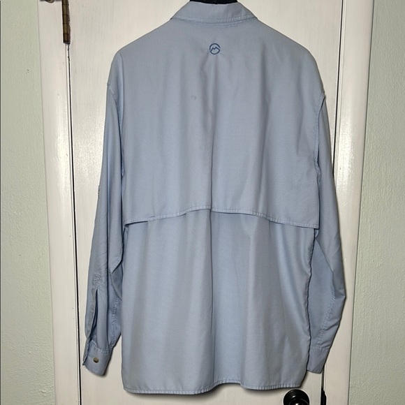 Magellan Outdoors Blue Casual Button Down Shirt - Picture 4 of 4